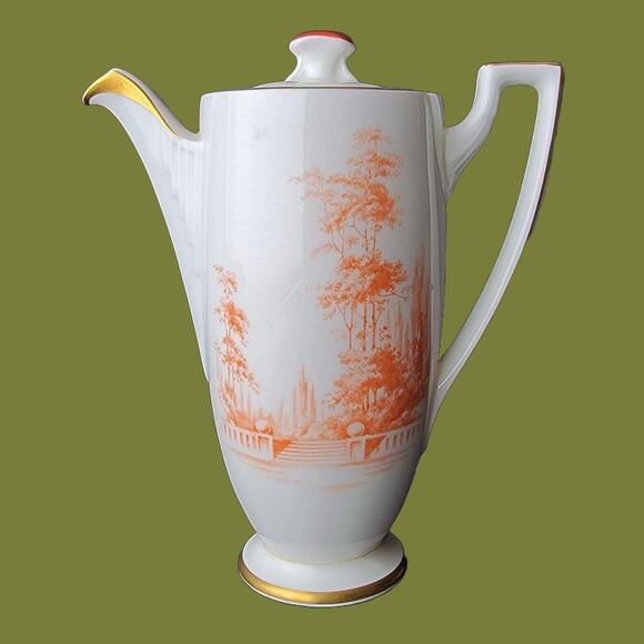 Vintage 1960s Royal Doulton Toile de Jouy Vista Pattern Teapot - Picture 1 of 8